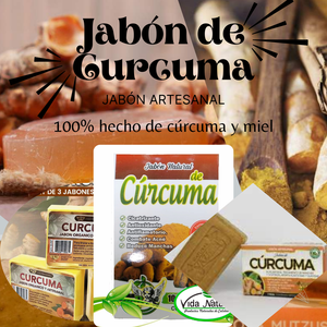 JABON DE CÚRCUMA 100% NATURAL-PREMIUM